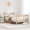vidaXL Massivholzbett ohne Matratze 75x190 cm Kiefernholz