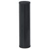vidaXL Teppich Rechteckig Schwarz 80x400 cm Bambus