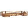 vidaXL Sofagarnituren 7 pcs Natur Massivholz Akazie