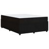vidaXL Bettrahmen mit Matratze Schwarz 160 x 200 cm Stoff