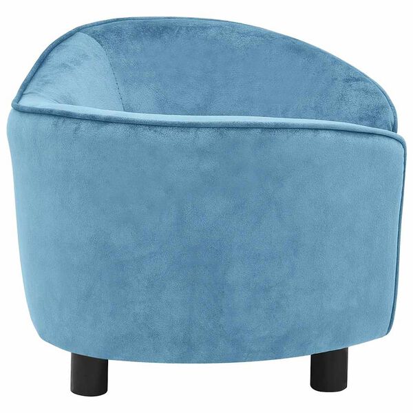 vidaXL Hundesofa T&uuml;rkis 69x49x40 cm Pl&uuml;sch
