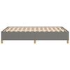 vidaXL Bettgestell ohne Matratze Dunkelgrau 120x200 cm Stoff