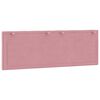 vidaXL Kopfteil-Kissen "Hanko" Rosa 140 cm Samt