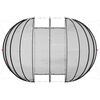 vidaXL Poolzelt Kuppel Transparent 538 x 440 x 204 cm PVC