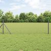 vidaXL Hexagonzaun Grau 0,6 x 50 m PVC