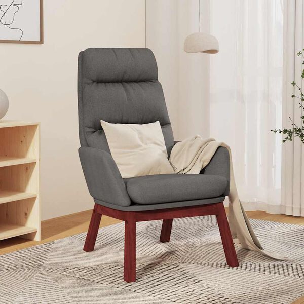 vidaXL Relaxsessel Hellgrau Stoff