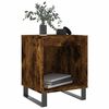 vidaXL Nachttisch R&auml;uchereiche 40x35x50 cm Holzwerkstoff