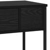 vidaXL Konsolentisch Sonstiges Schwarz Eichen-Optik 100 x 34.5 x 75 cm