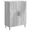 vidaXL Sideboard Graues Sonoma 66 x 34,5 x 89,5 cm Holzwerkstoff