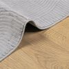 vidaXL Teppich IZA Kurzflor Skandinavischer Look Grau 160x230 cm