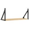 vidaXL Wandregale 2 Stk. Sonoma-Eiche 60x25x25,5 cm Holzwerkstoff