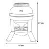 FLAMINGO H&uuml;hner Futterspender Mivo 30 L