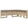 vidaXL Aufbewahrungskopfteil Sonoma-Eiche 150 cm Holzwerkstoff