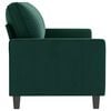 vidaXL 3-Sitzer-Sofa Dunkelgr&uuml;n 180 cm Samt