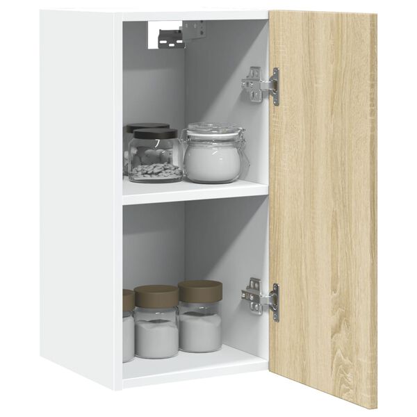 vidaXL H&auml;ngeschrank Lyon Sonoma-Eiche 29,5x31x60 cm Holzwerkstoff