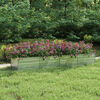vidaXL Garten-Hochbeet 320x80x45 cm Verzinkter Stahl Silber