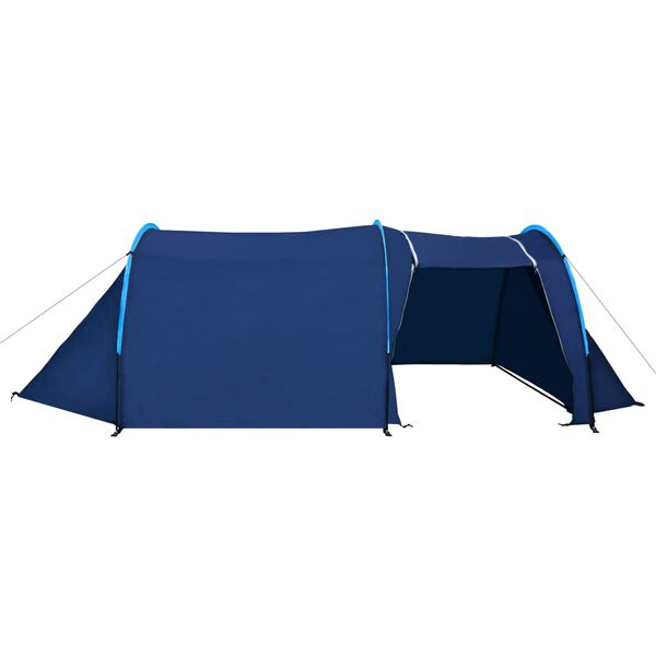 vidaXL Campingzelt 4 Personen Marineblau / Hellblau