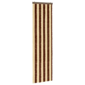 vidaXL Insektenschutzvorhang Chenille Braun und Beige 56 x 200 cm