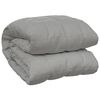 vidaXL Gewichtsdecke Grau 152x203 cm 11 kg Stoff