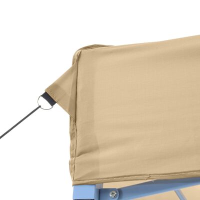 vidaXL Partyzelt Faltbar Pop-Up Beige 440x292x315 cm