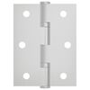 vidaXL Scharnier 2 pcs Silber 50 x 38 x 1,3 mm Stahl