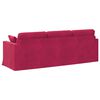 vidaXL Sofa Weinrot 228 x 78 x 80 cm Samt