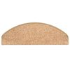 vidaXL Stufenmatten 15 Stk. 65x21x4 cm Gold Halbrund Gro&szlig;