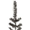 vidaXL Schlanker Weihnachtsbaum Schwarz 180 cm
