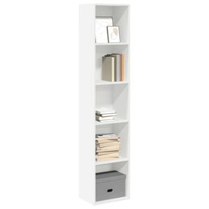 vidaXL B&uuml;cherregal Wei&szlig; 40x30x189 cm Holzwerkstoff