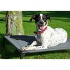 dobar Outdoor Hundeliege mit Dach Anthrazit