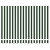 vidaXL Einziehbare Markise Gr&uuml;n und Wei&szlig; 350 x 250 cm Stoff, Metall