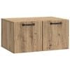vidaXL Wandmontierter TV-Schrank Artisan-Eiche 59,5 x 41 x 30 cm