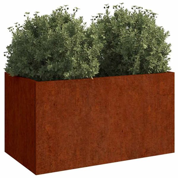vidaXL Pflanzk&uuml;bel 62x30x29 cm Cortenstahl