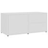 vidaXL TV-Schrank Wei&szlig; 80x34x36 cm Holzwerkstoff