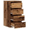 vidaXL Kommode Altholz-Optik 40x41x76 cm Holzwerkstoff