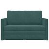 vidaXL Schlafsofa 110cm Dunkelgr&uuml;n Samt