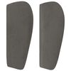 vidaXL Kopfteil mit Ohren Dunkelgrau 93x23x78/88 cm Samt