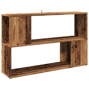vidaXL B&uuml;cherregal Altholz-Optik 100x24x63 cm Holzwerkstoff