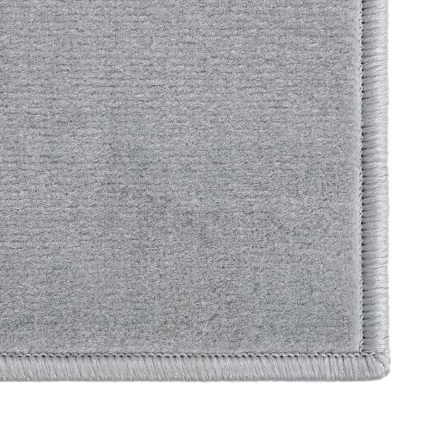 vidaXL Teppichl&auml;ufer BCF Grau 80x150 cm