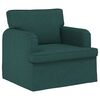 vidaXL Sofa 2 pcs Dunkelgr&uuml;n