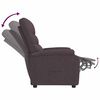 vidaXL Relaxsessel Dunkelbraun Stoff
