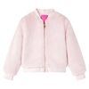 vidaXL Kinderjacke Kunstpelz Zartrosa 104