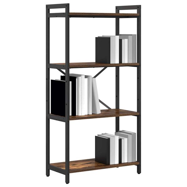 vidaXL B&uuml;cherregal Ger&auml;ucherte Eiche 40 x 30 x 85 cm Holzwerkstoff