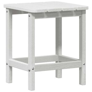 vidaXL Beistelltisch Wei&szlig; 38 x 38 x 46 cm Polyethylen