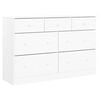 vidaXL Kommode ALTA Wei&szlig; 112x35x73 cm Massivholz Kiefer