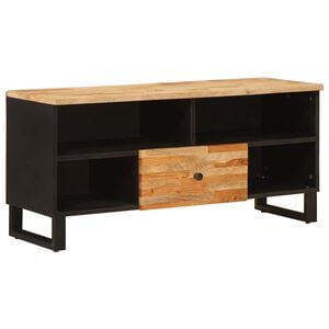 vidaXL TV-Schr&auml;nk Braun 100 x 33 x 46 cm Massivholz Mango