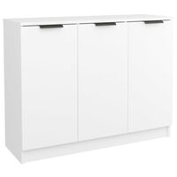 vidaXL Sideboard Weiß 90,5x30x70 cm Holzwerkstoff