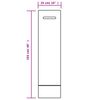 vidaXL Sands&auml;cke 100 Stk. Dunkelgr&uuml;n 103x25 cm HDPE