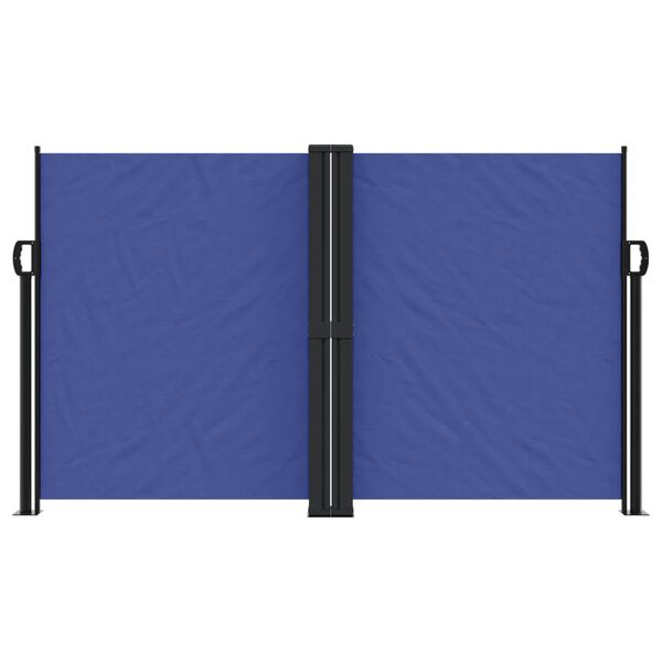 vidaXL Seitenmarkise Ausziehbar Blau 140x1200 cm