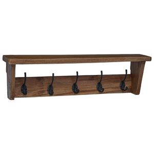 vidaXL Kleiderb&uuml;gel Braun 50 x 10 x 14 cm Massives Mahagoni Holz